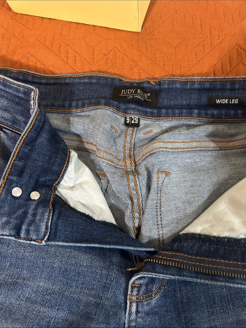 Judy Blue Men's Wide Leg Denim Jeans in Blue
